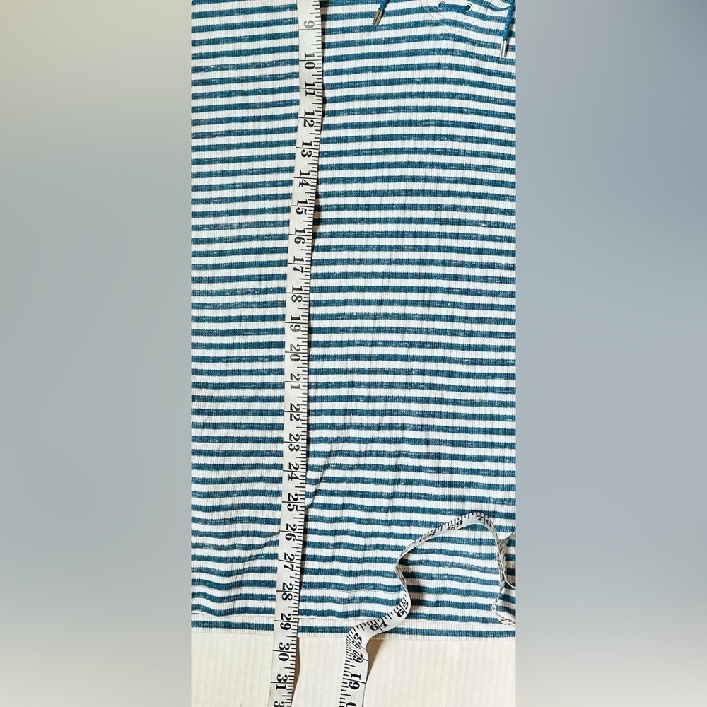 Champs Navy and White Striped Hooded Pullover Top, Size 3X - Picture 2 of 7